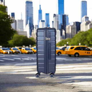 Βαλίτσες σκληρές Newcom (PP) σετ (σετ 3 τεμαχίων) N1597 μπλέ