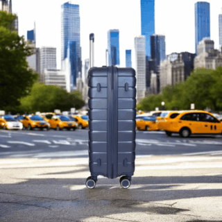 Βαλίτσες σκληρές Newcom (PP) σετ (σετ 3 τεμαχίων) N1597 μπλέ