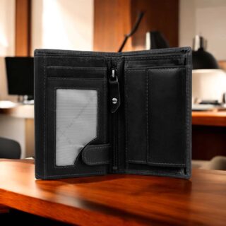 Δερμάτινο Πορτοφόλι CHESTERFIELD C08.0203A00 Black