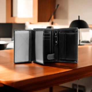 Δερμάτινο Πορτοφόλι CHESTERFIELD C08.0203A00 Black