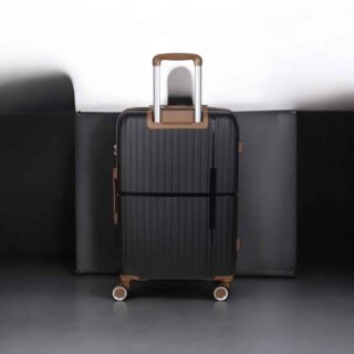 Βαλίτσες σκληρές Newcom (PP) σετ (σετ 3 τεμαχίων) N1596 μαύρο