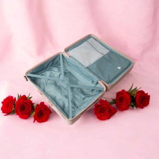 Βαλίτσες σκληρές Newcom (ABS+PC) (σετ 3 τεμαχίων) N1490 ροζ