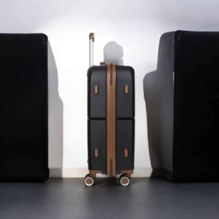 Βαλίτσες σκληρές Newcom (PP) σετ (σετ 3 τεμαχίων) N1596 μαύρο