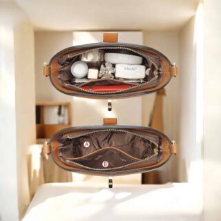 Γυναικεία Τσάντα PVC Χιαστί/Χειρός Foxer 9140004F καφέ