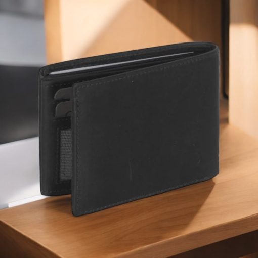 Leather Wallet Black Marvin chesterfield c08.0406-011 - Image 3