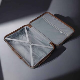 Βαλίτσες σκληρές Newcom (PP) μεσαία μεγάλη N1596 μαύρο