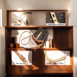 Γυναικεία Τσάντα PVC Χιαστί/Χειρός Foxer 9140004F καφέ