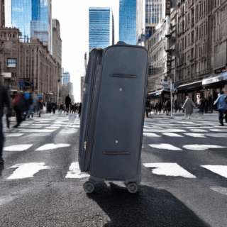 Βαλίτσες trolley (σετ 3 τεμαχίων) Cardinal 3800 σκούρο μπλέ