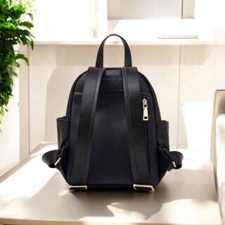 Δερμάτινo Γυναικείo Σακίδιο Πλάτης Laorentou 900412L μαύρο