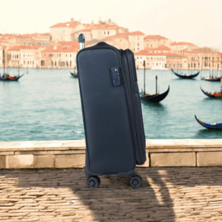 Βαλίτσα trolley Cardinal μικρή μεσαία 3800 50/60cm σκούρο μπλέ