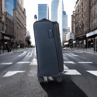 Βαλίτσες trolley (σετ 3 τεμαχίων) Cardinal 3800 σκούρο μπλέ