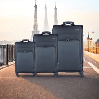 Βαλίτσες trolley (σετ 3 τεμαχίων) Cardinal 3700 σκούρο μπλέ