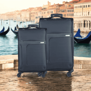 Βαλίτσα trolley Cardinal μικρή μεσαία 3800 50/60cm σκούρο μπλέ