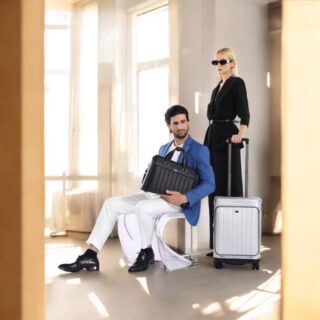 Βαλίτσα Laptop χειραποσκευή καμπίνας Bange YL200 ασημί