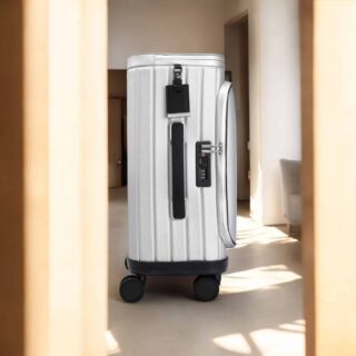 Βαλίτσα Laptop χειραποσκευή καμπίνας Bange YL200 ασημί