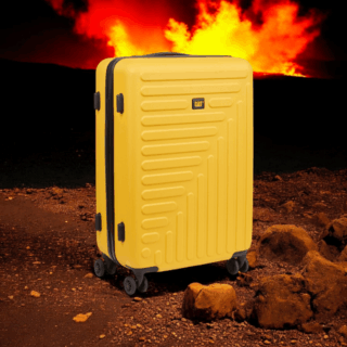 Caterpillar Rockford Βαλίτσα Καμπίνας 50cm Κίτρινη