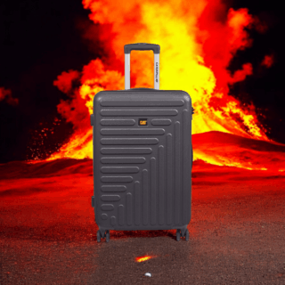 Caterpillar Rockford Βαλίτσα Καμπίνας 50cm Μαύρη