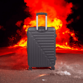 Caterpillar Rockford Βαλίτσα Καμπίνας 50cm Μαύρη