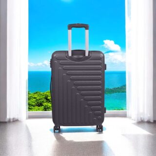 Caterpillar Rockford Σετ Βαλίτσες 3 Τεμαχίων Μαύρες