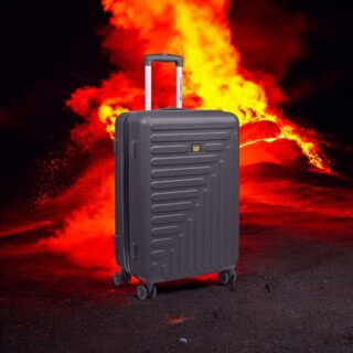 Caterpillar Rockford Βαλίτσα Καμπίνας 50cm Μαύρη