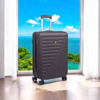 Caterpillar Rockford Σετ Βαλίτσες 3 Τεμαχίων Μαύρες