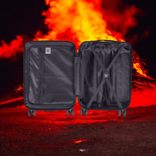 Caterpillar Rockford Βαλίτσα Καμπίνας 50cm Μαύρη