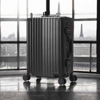 Βαλίτσα Μεγάλη Αλουμινίου Σκληρή Bopai 33-859261/70cm μαύρο