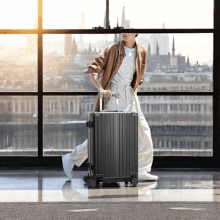 Βαλίτσα Μεγάλη Αλουμινίου Σκληρή Bopai 33-859261/70cm μαύρο