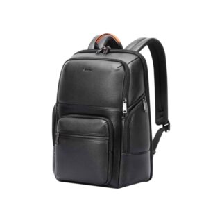 Δερμάτινο Σακίδιο πλάτης 20L Laptop 15,6” Bopai 61-129751 μαύρο