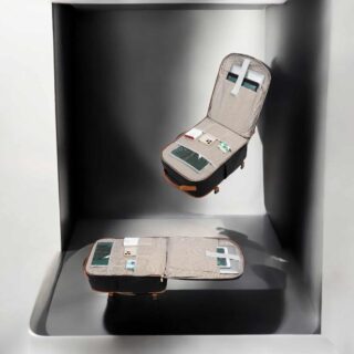 Σακίδιο ταξιδιού για γυναίκες 40L Carry on 17,3″ MB2029 black