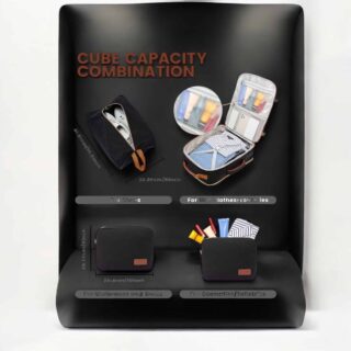 Σακίδιο ταξιδιού για γυναίκες 40L Carry on 17,3″ MB2029 black