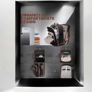 Σακίδιο ταξιδιού για γυναίκες 40L Carry on 17,3″ MB2029 black