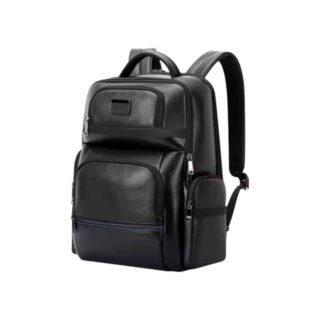 Bopai Δερμάτινο Σακίδιο Πλάτης Laptop 15.6” 25L Μαύρο