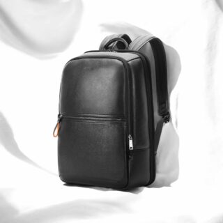 Δερμάτινο Σακίδιο πλάτης 18L Laptop 15,6” Bopai 61-128221 μαύρο