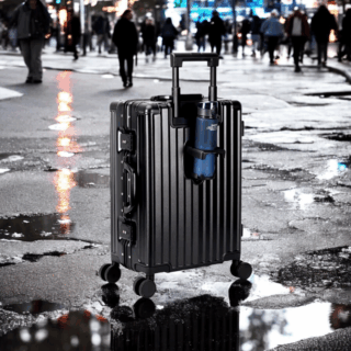 Βαλίτσα χειραποσκευή αλουμινίου σκληρή Bopai 33-860206 ανθρακί