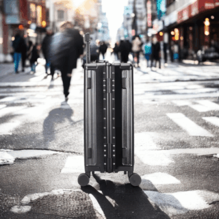 Βαλίτσα χειραποσκευή αλουμινίου σκληρή Bopai 33-860206 ανθρακί