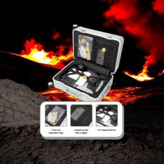 Βαλίτσα χειραποσκευή αλουμινίου σκληρή Bopai 833-861201 μαύρο