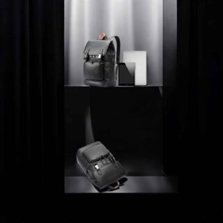 Bopai Δερμάτινο Σακίδιο Πλάτης 20L για Laptop 15,6” Μαύρο