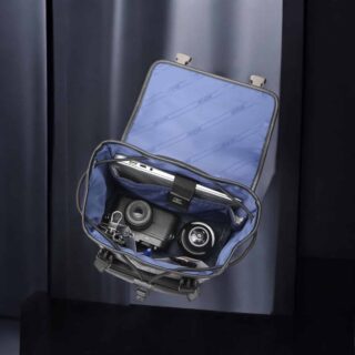 Bopai Δερμάτινο Σακίδιο Πλάτης 20L για Laptop 15,6” Μαύρο