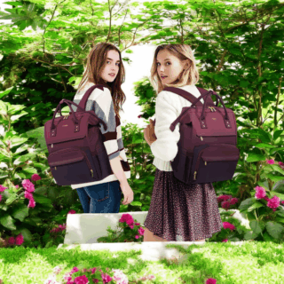 Γυναικείο Σακίδιο Φορητού Υπολογιστή Lovevook 15,6” MB2197 wine/purple