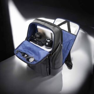 Δερμάτινο Σακίδιο πλάτης 31L Laptop 15.6” Bopai 61-127391 μαύρο