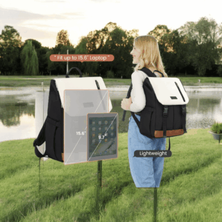 Γυναικείο Σακίδιο Φορητού Υπολογιστή Lovevook 15,6” MB2009 black/beige