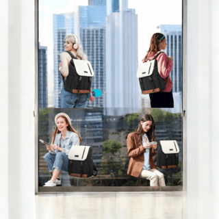 Γυναικείο Σακίδιο Φορητού Υπολογιστή Lovevook 15,6” MB2009 black/beige