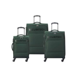 Securitech by Delsey Βαλίτσες σετ expandable 55-66-76cm Green