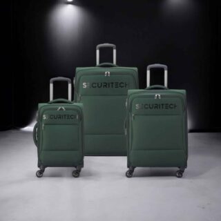 Securitech by Delsey Βαλίτσες σετ expandable 55-66-76cm Green