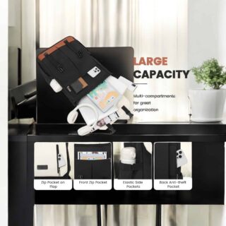 Γυναικείο Σακίδιο Φορητού Υπολογιστή Lovevook 15,6” MB2009 black/beige