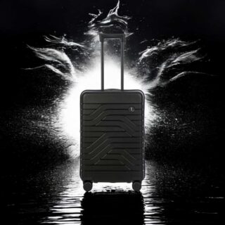 B|Y Bαλίτσα μεσαία expandable 65cm σειρά Ulisse Black