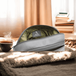 2Earth-40-106 Δερμάτινο Νεσσεσέρ Γκρί