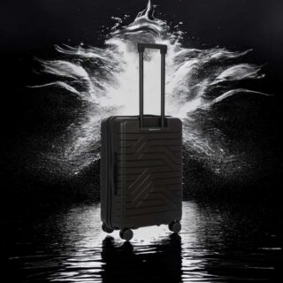 B|Y Bαλίτσα μεσαία expandable 65cm σειρά Ulisse Black