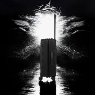 B|Y Bαλίτσα μεσαία expandable 65cm σειρά Ulisse Black